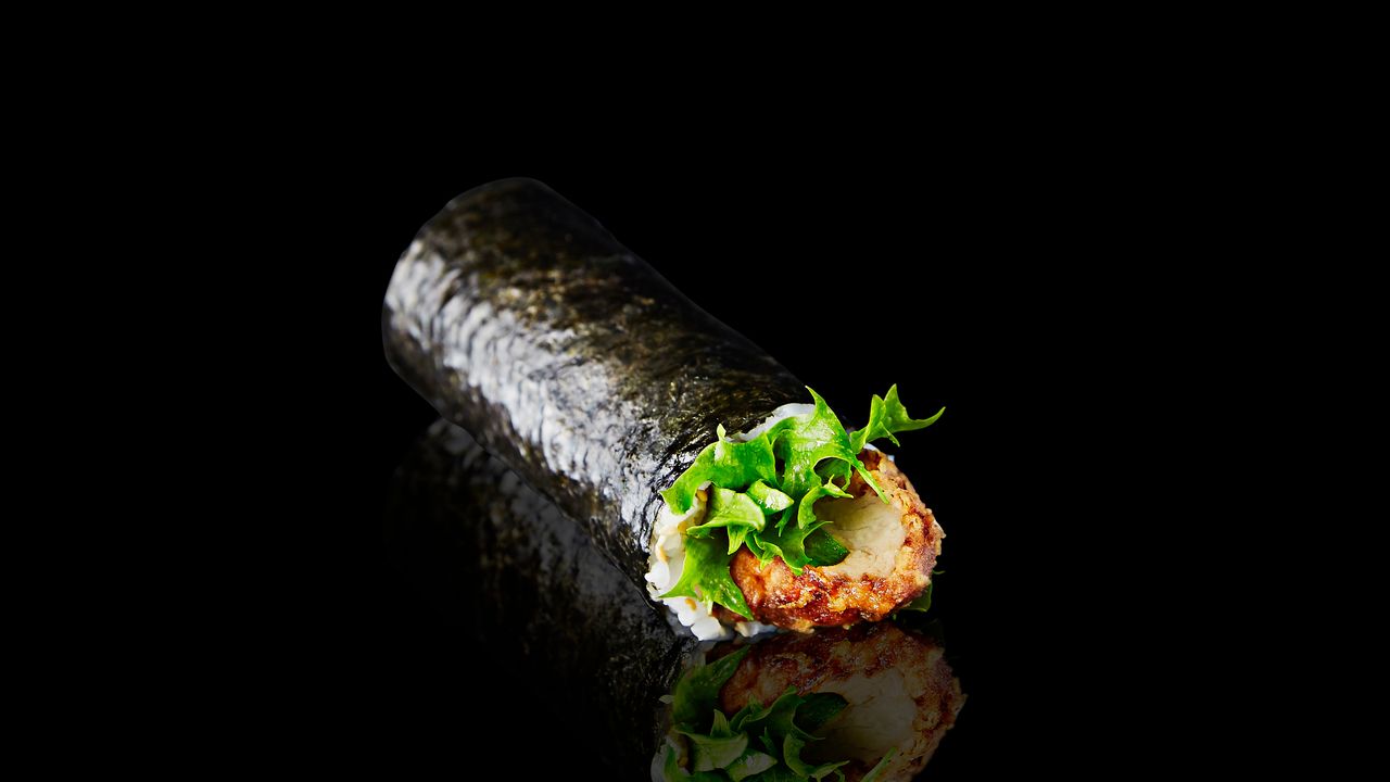 Crispy Chicken White Rice Handroll