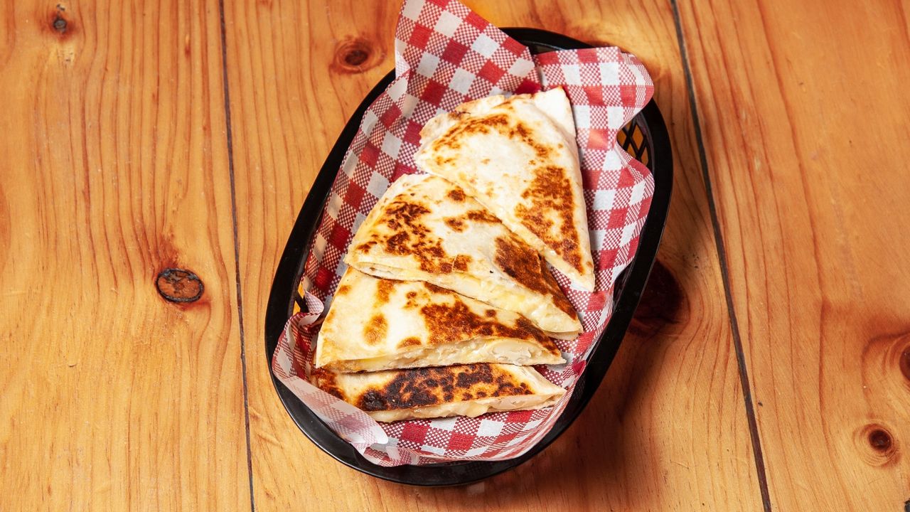 Pork, Potato & Cheese Quesadilla