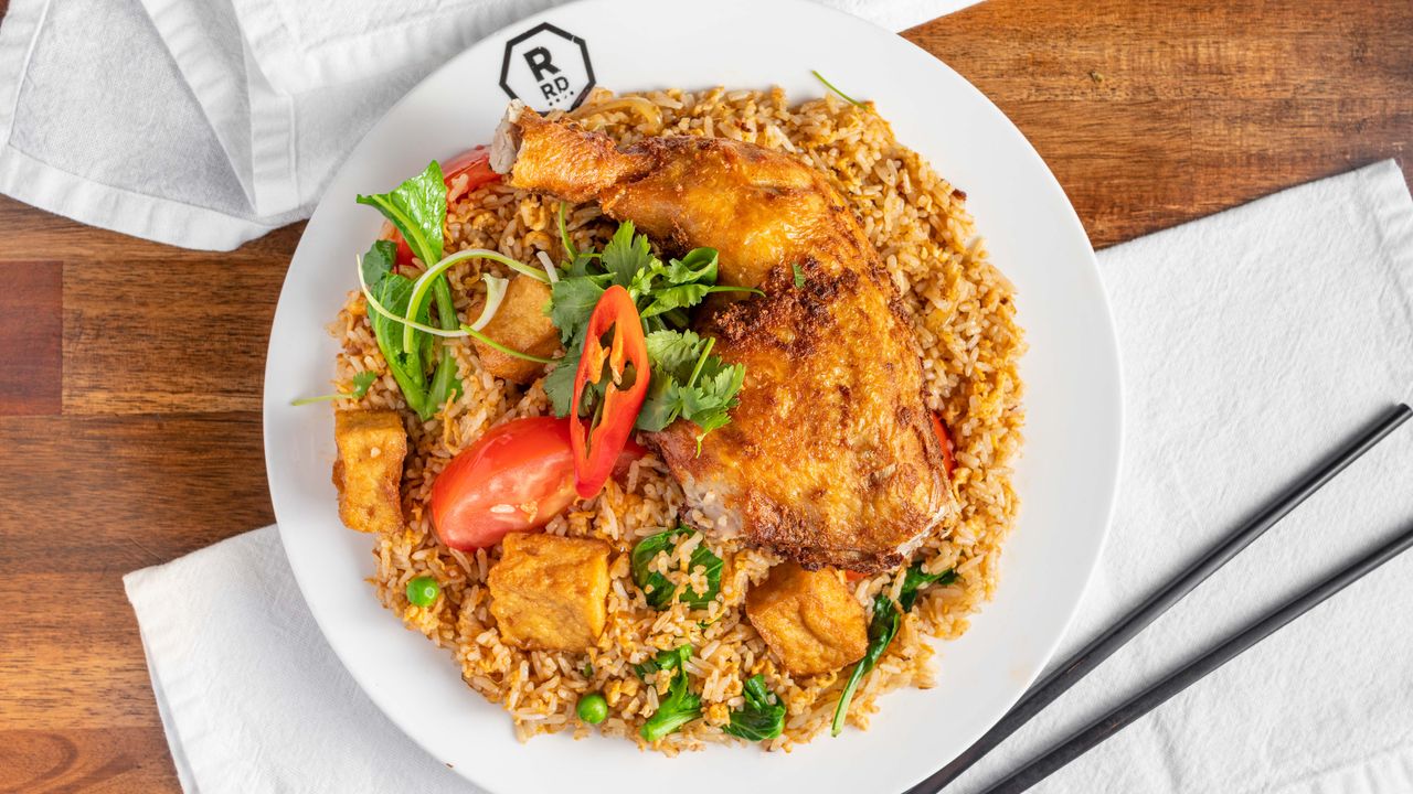 Nasi Goreng with Chicken Berempah