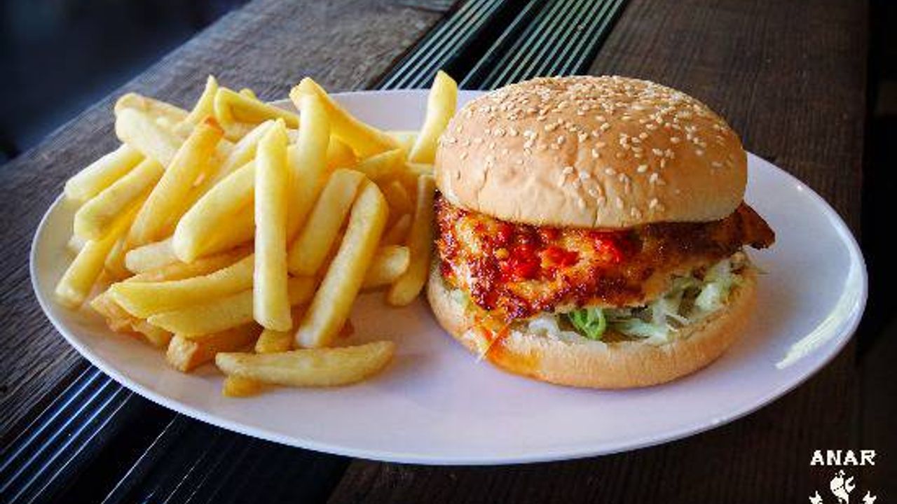 Anar Burger with Fries