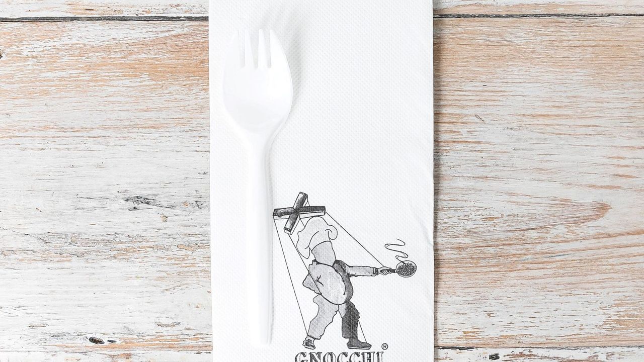 Disposable Spork & Napkin