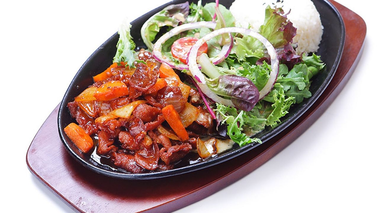 Stir Fried Marinated Spicy Pork