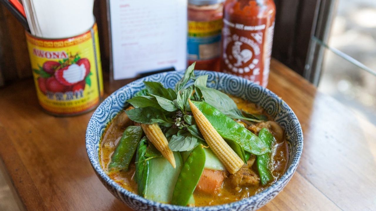 Chicken Curry Vermicelli Soup (GF)