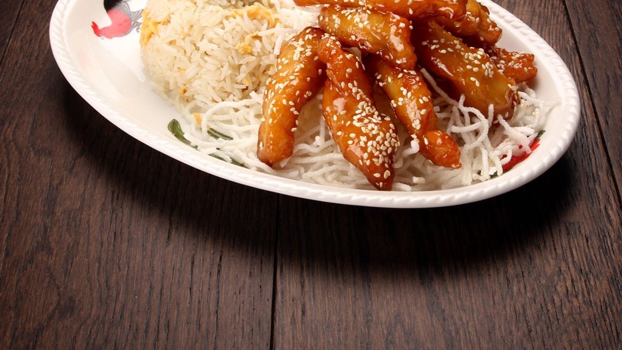 R12. Honey Chicken with Fried Rice