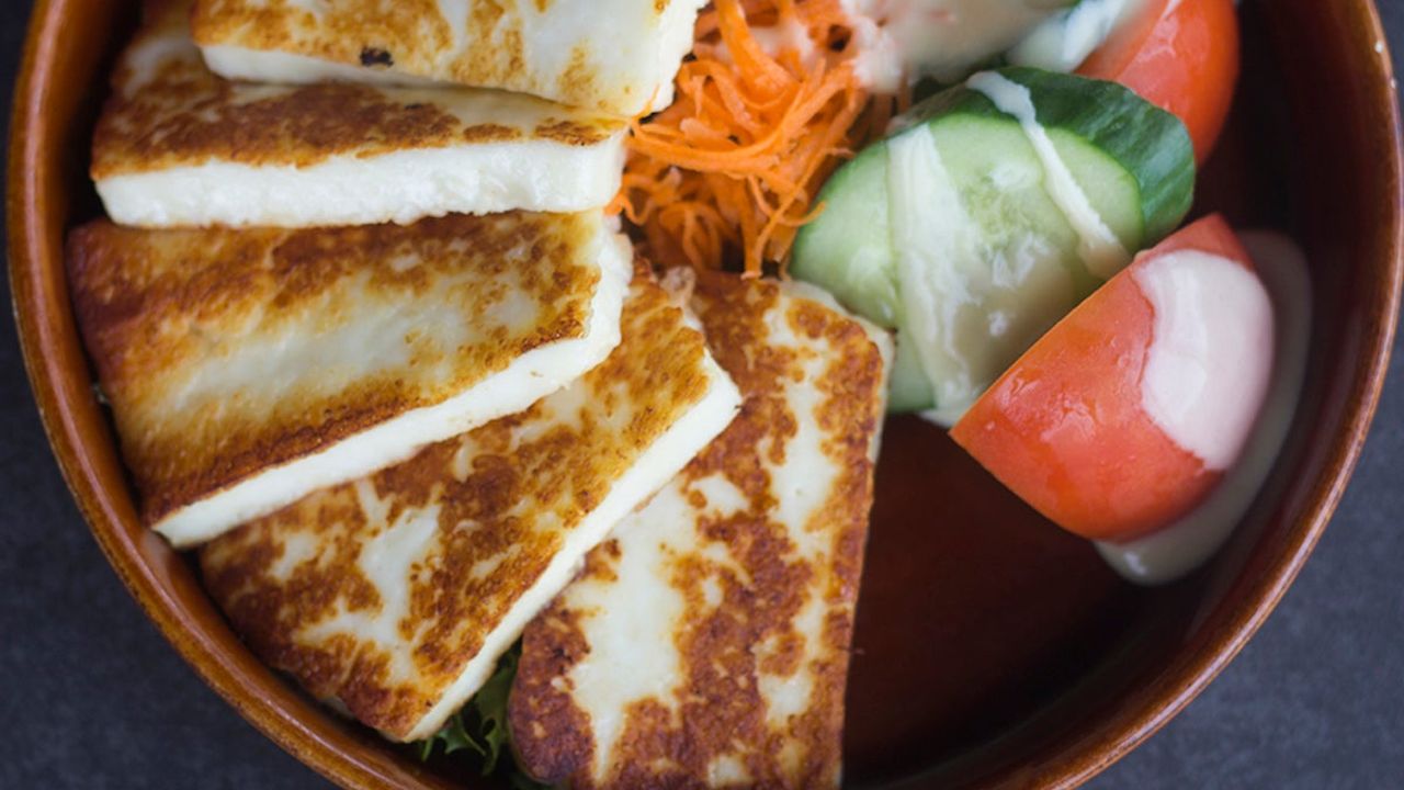 Grilled Halloumi (GF) (V)