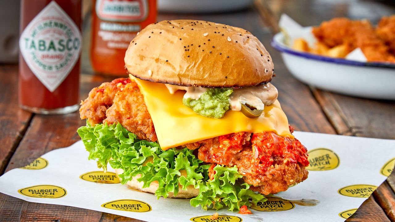 Fried Hot Chicken Burger