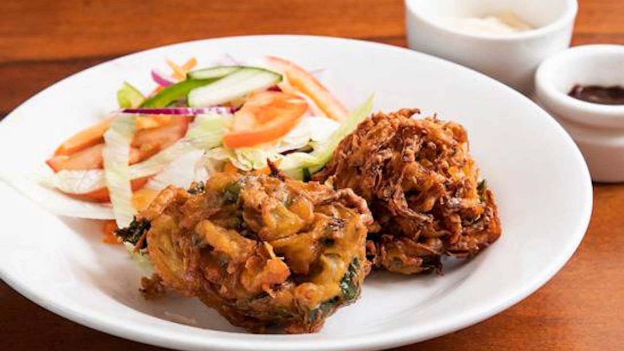 Onion and Spinach Bhaji (GF, VG, NF, J)