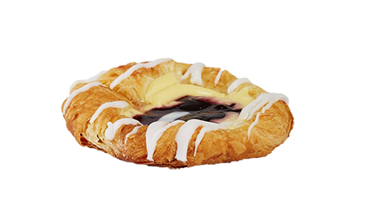 Blueberry and Custard Danish