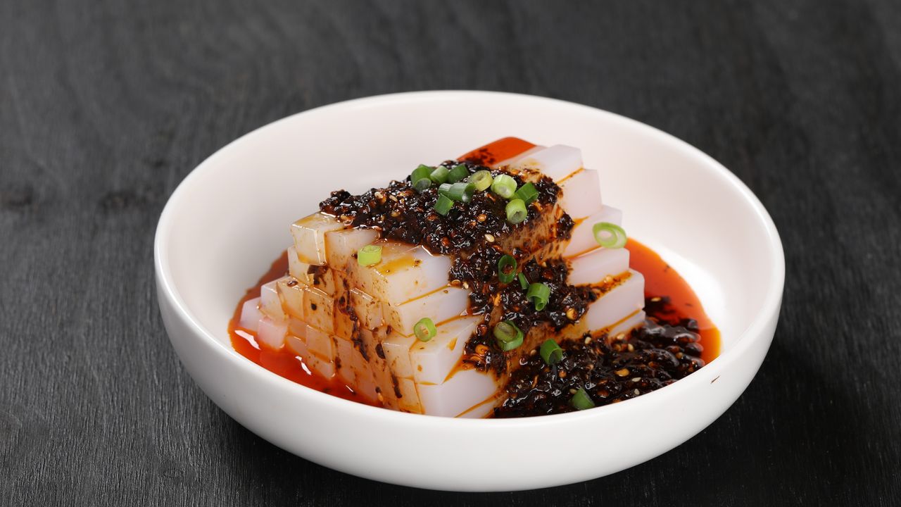 Spicy green bean Jelly Noodle