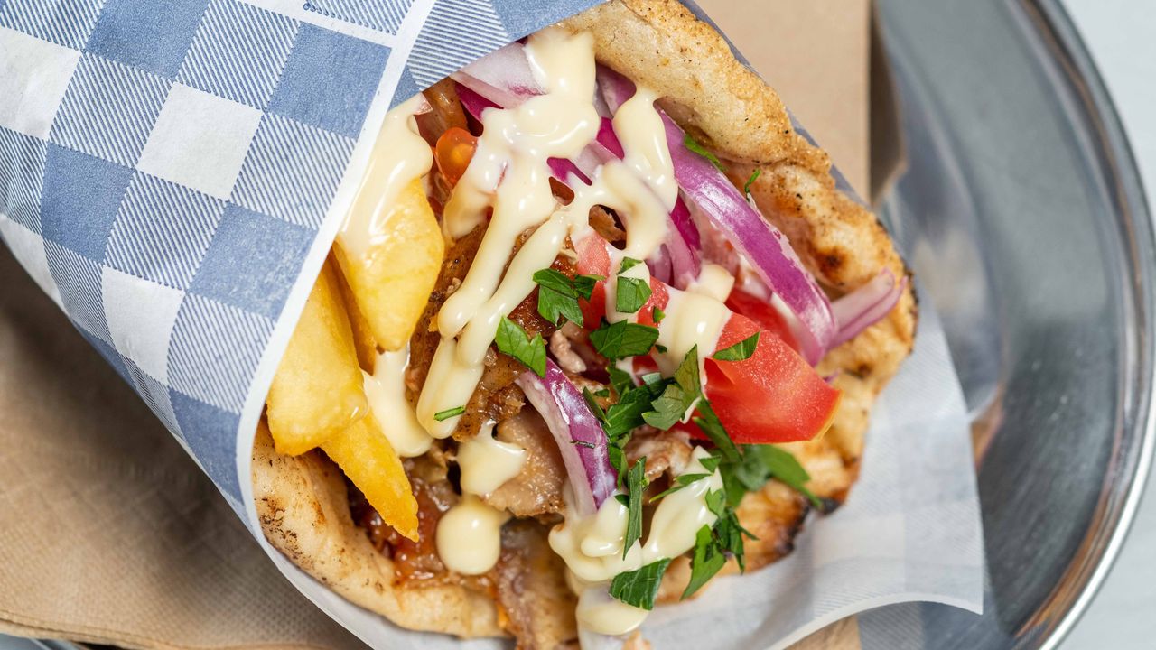 Chilli Chicken Gyros
