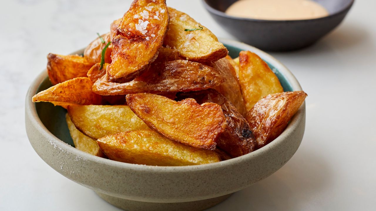 Twice Cooked Crispy Potatoes