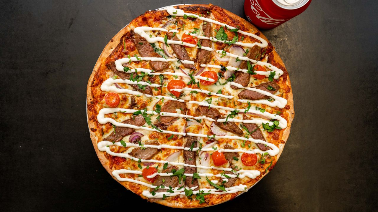 Moroccan Lamb Pizza (Large Gluten Free)