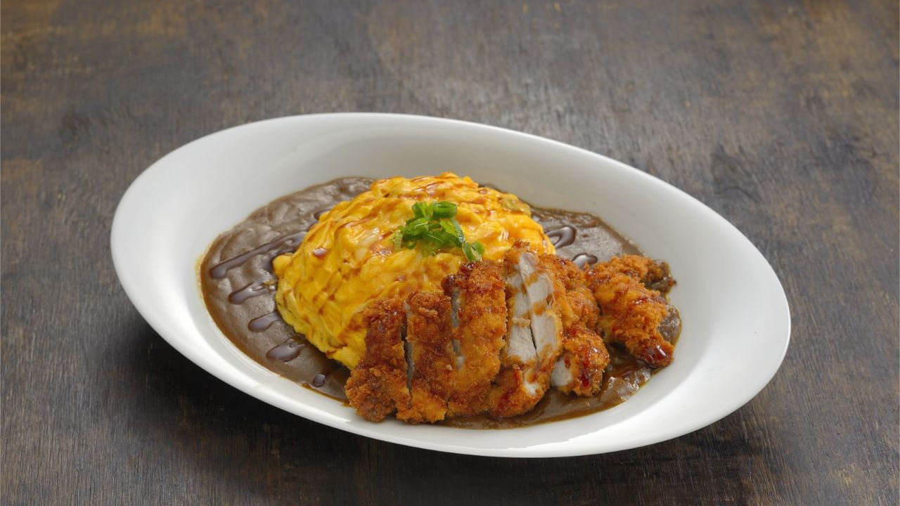 #53 Omelette Chicken Katsu Curry