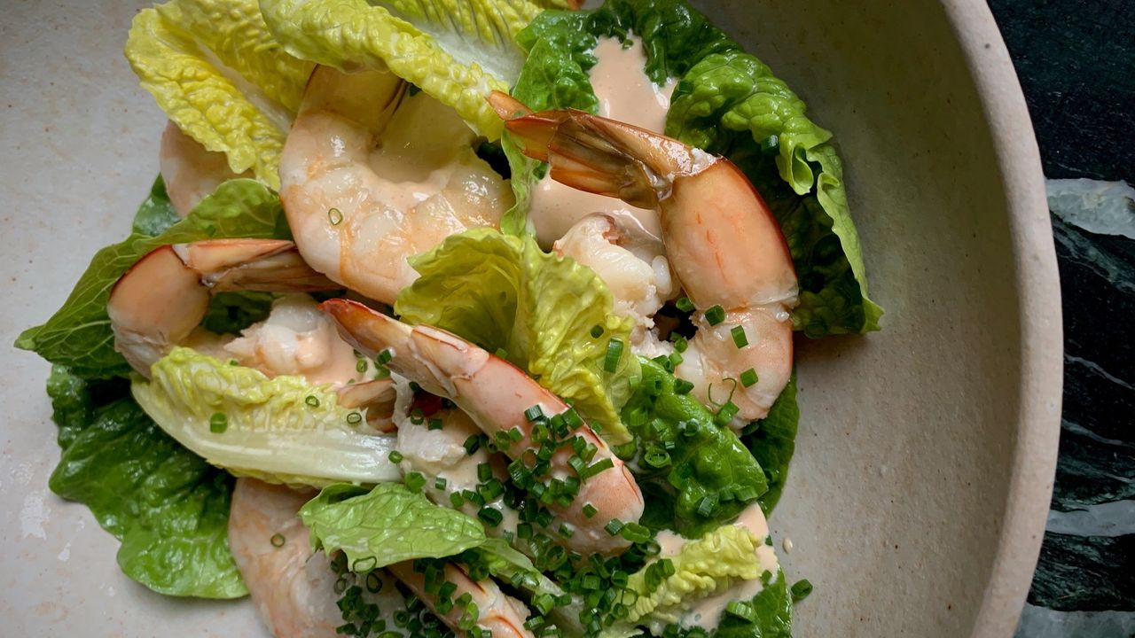 Mooloolaba Green Prawn Salad