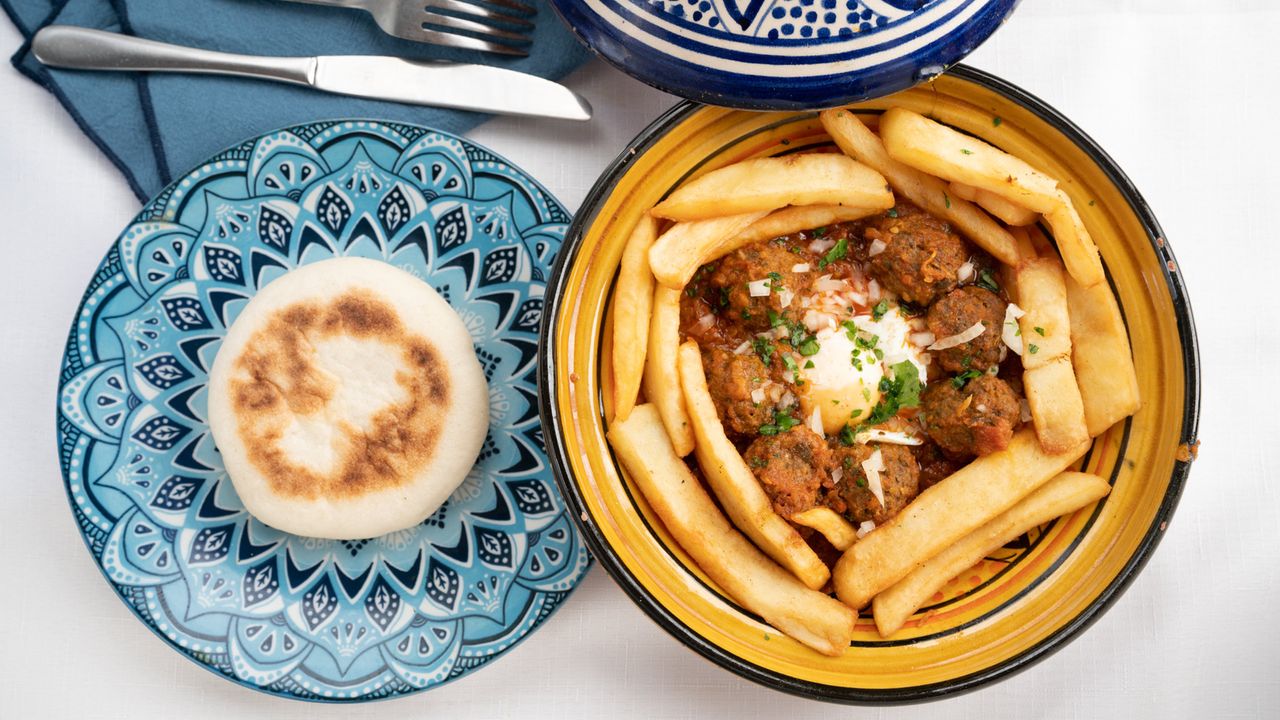 Moroccan Meatball & Egg Tajine