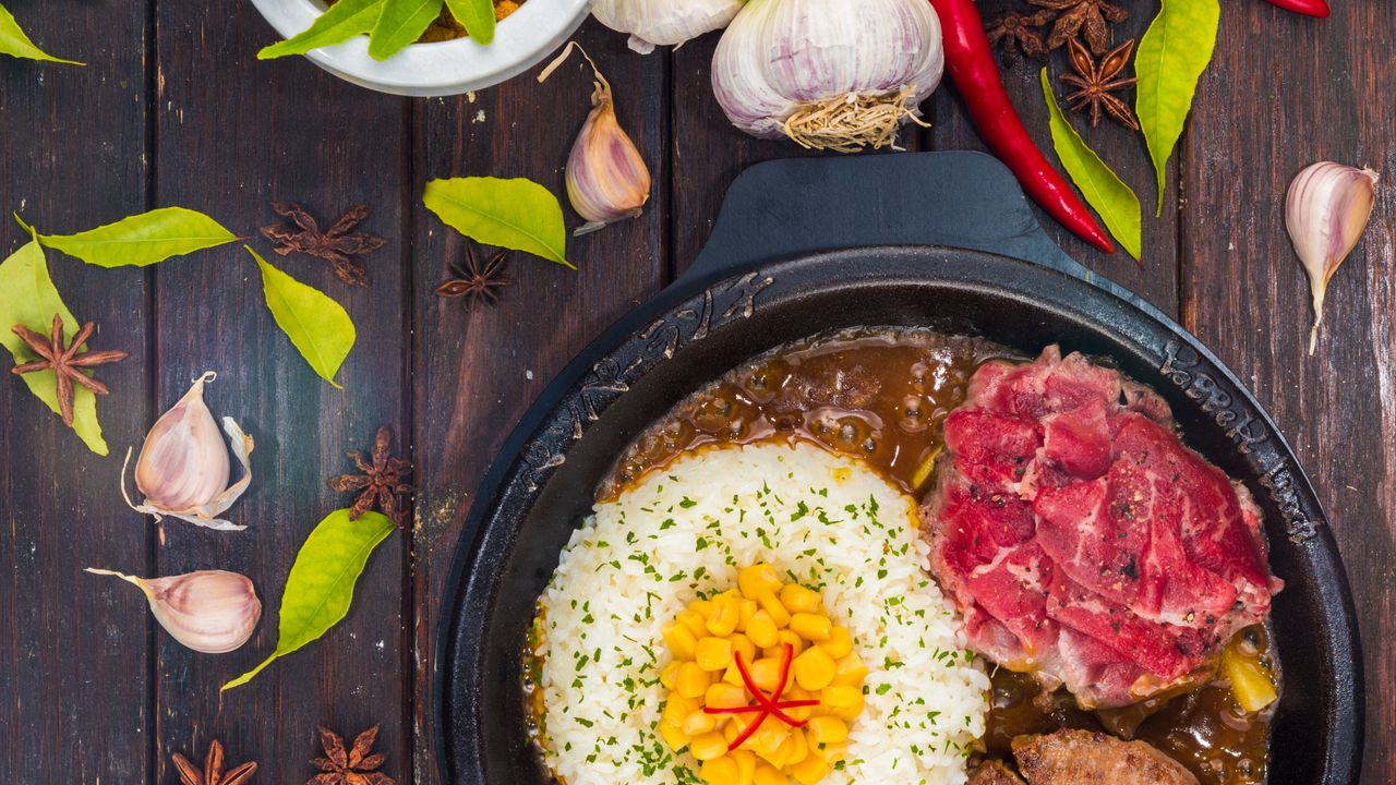 Combination Sizzling Curry