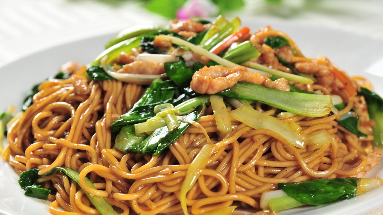 Roast Pork Chow Mein