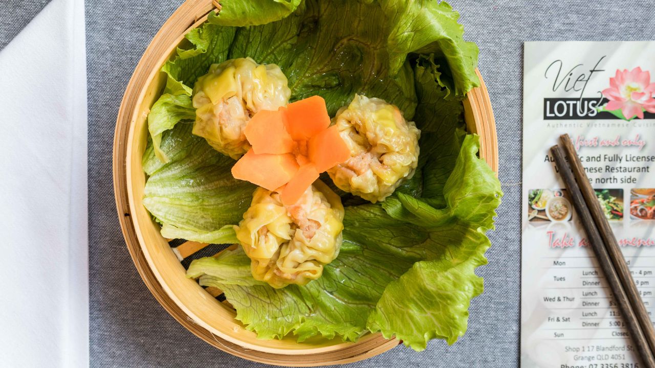 Pork and Prawn Steamed Dim Sims