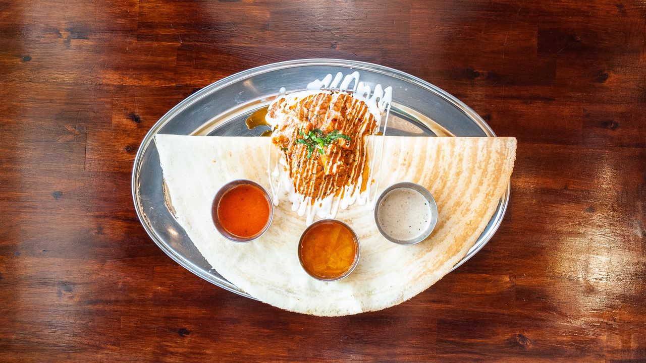 Butter Chicken Dosa
