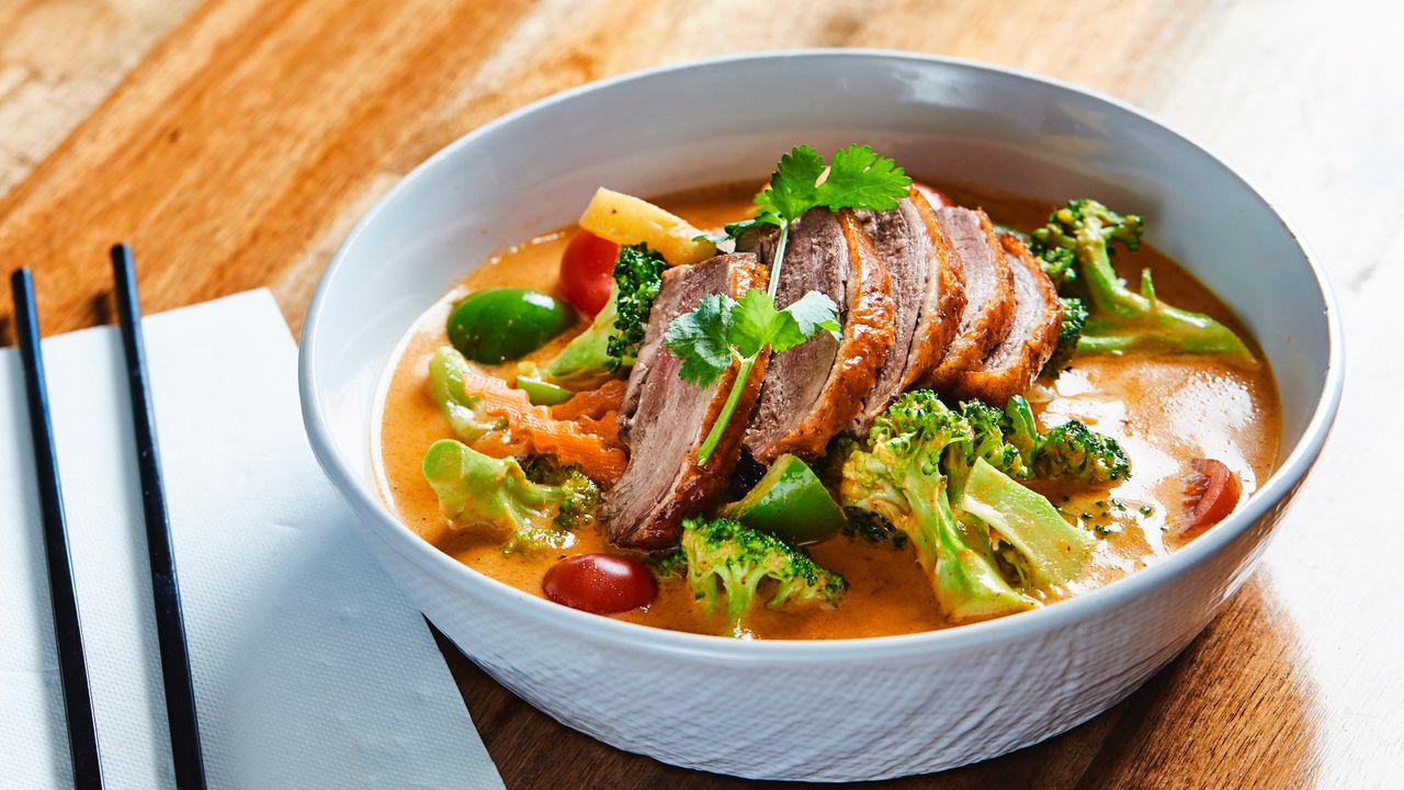 Thai Red Curry with Roasted Duck
