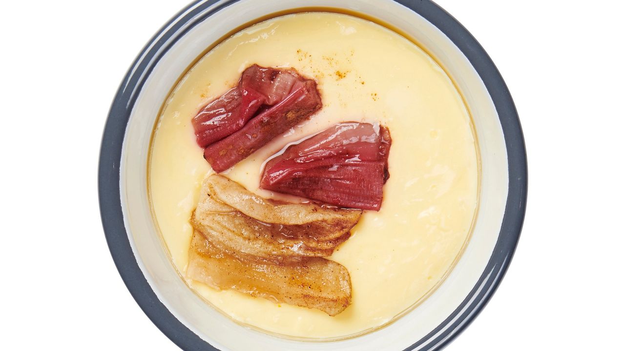 Apple & Rhubarb Custard
