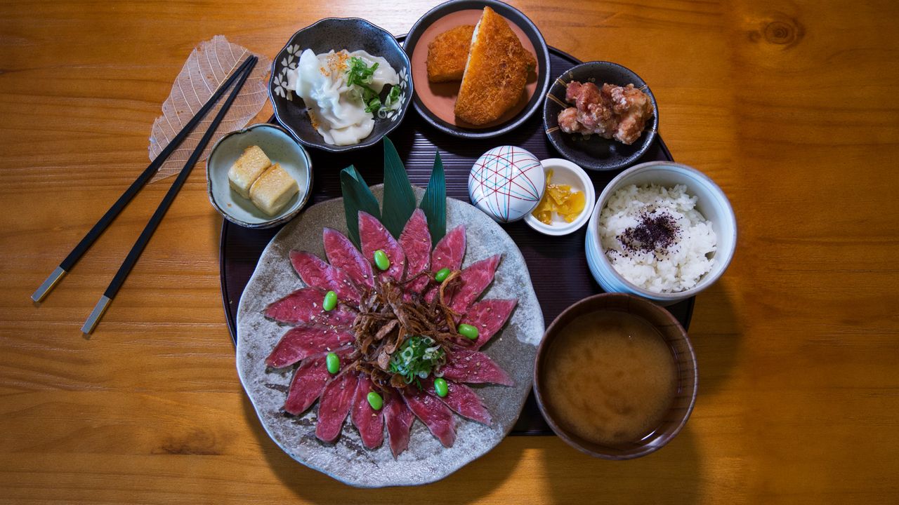 Beef Tataki Bento