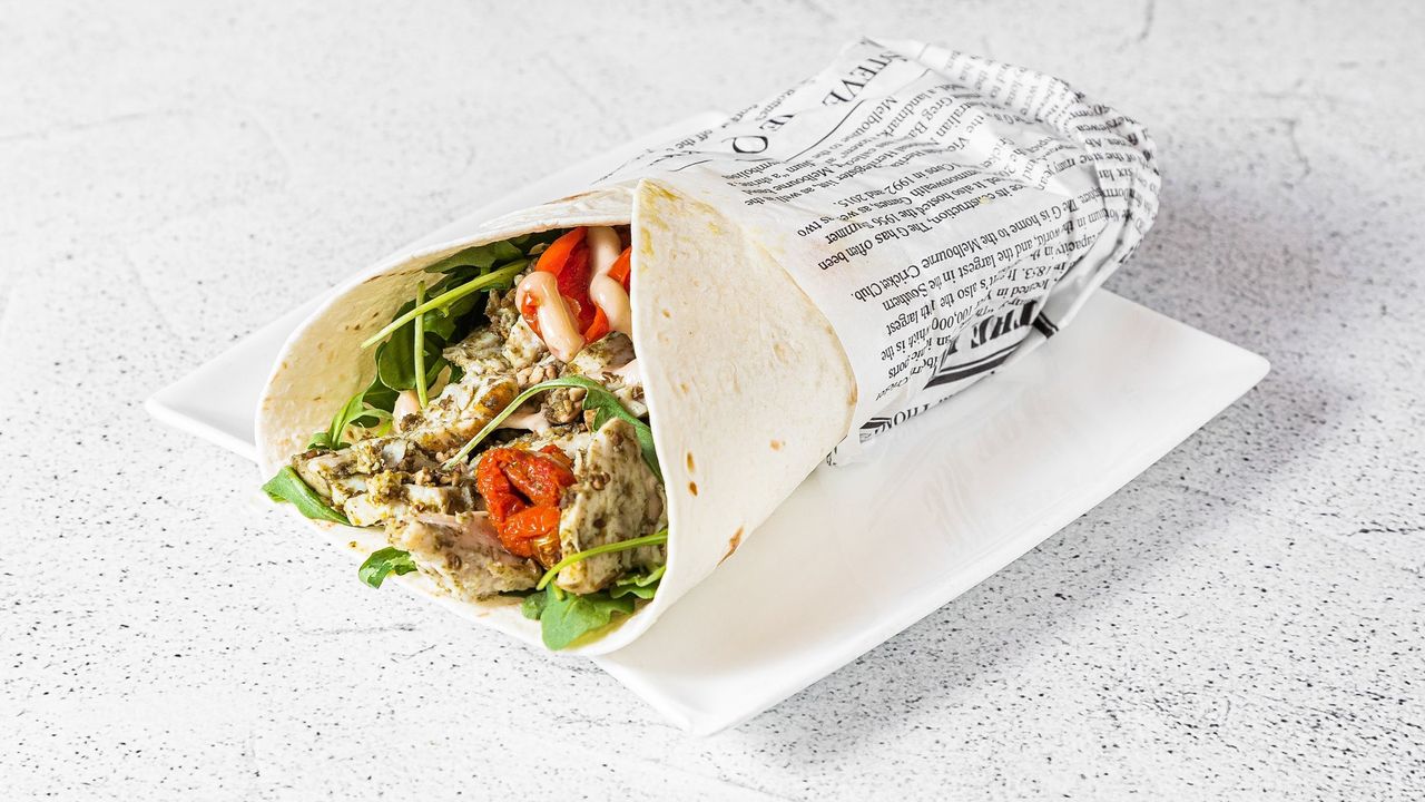 Pesto Chicken Wrap