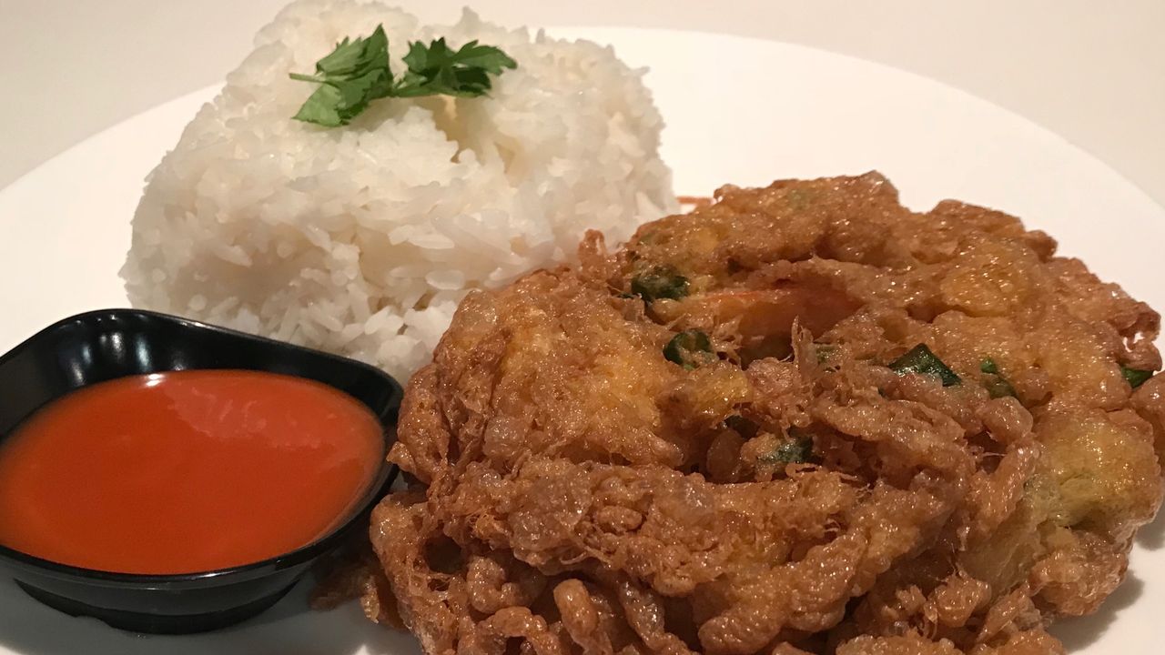 69. Thai Omlette on Rice