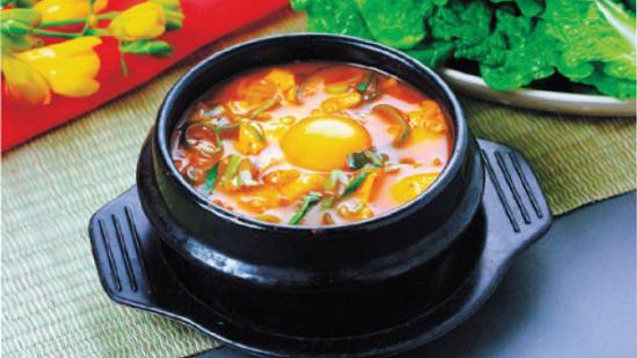 Spicy Soft Tofu Stew with Pork