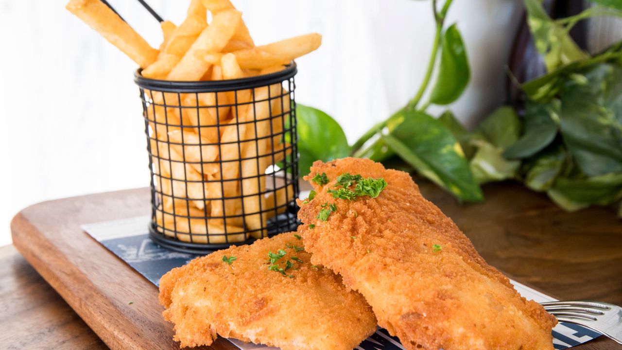 Crumbed Fish and Chips