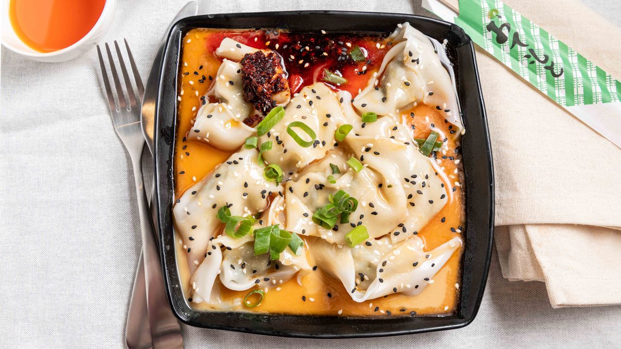 Sichuan Style Wontons in Peanut Sauce