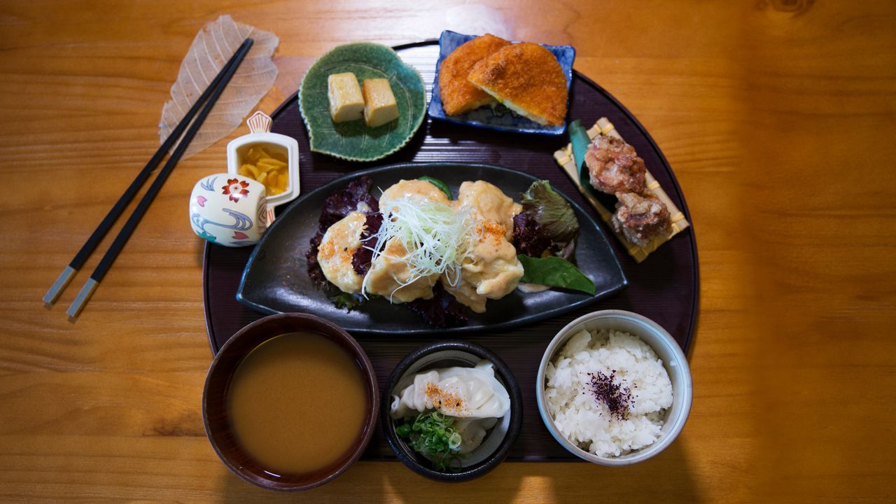Ebi-Mayo Bento