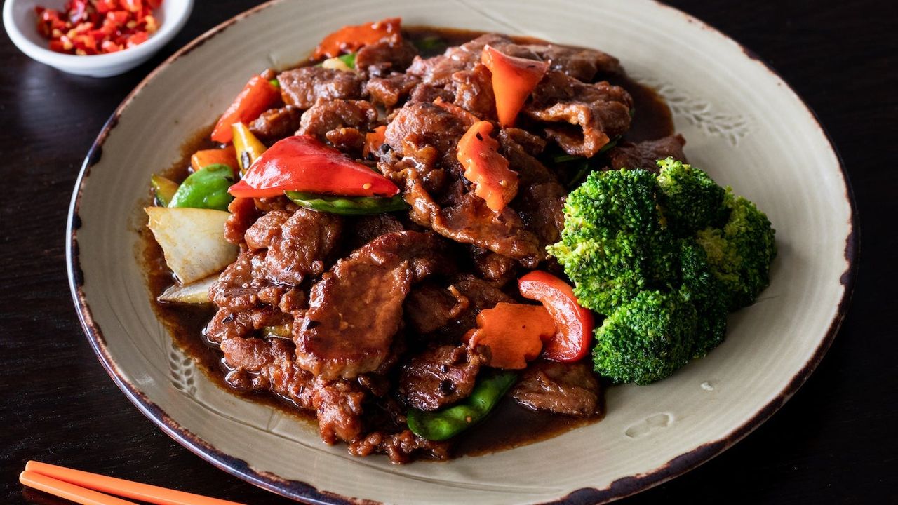 Beef and Vegetables with Black Bean Sauce