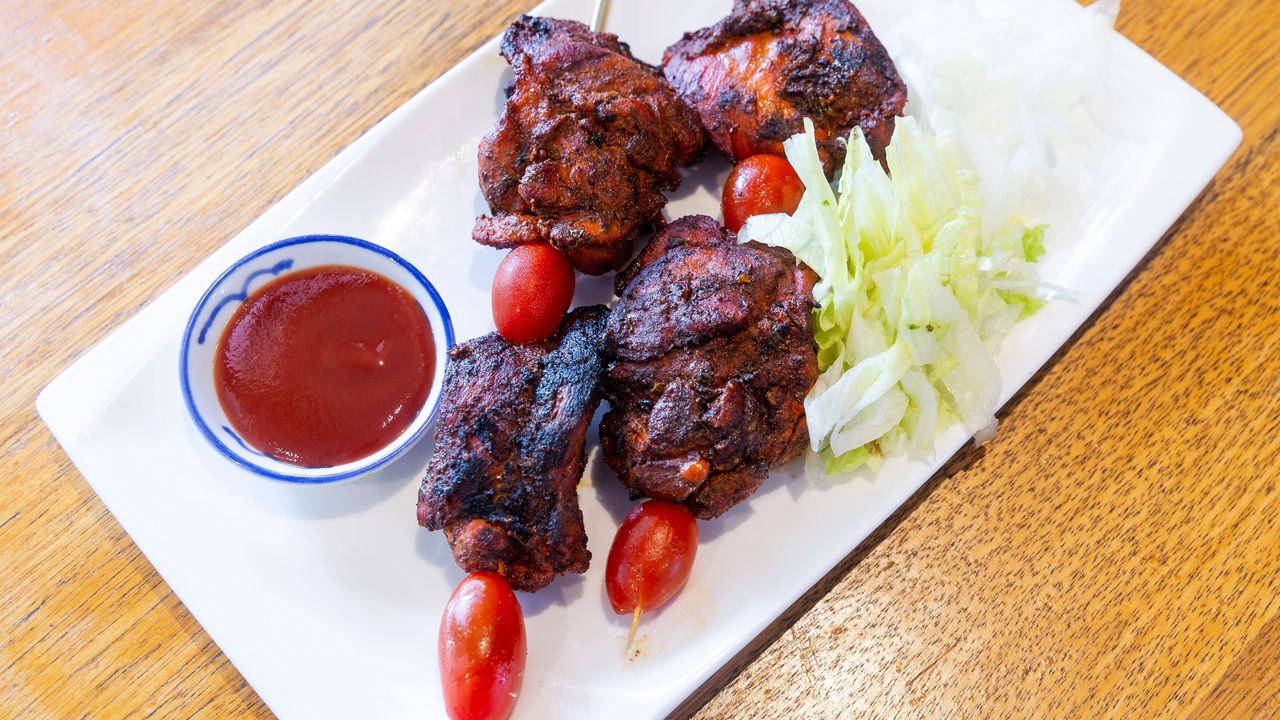 Afghan Charcoal Chicken Kebab