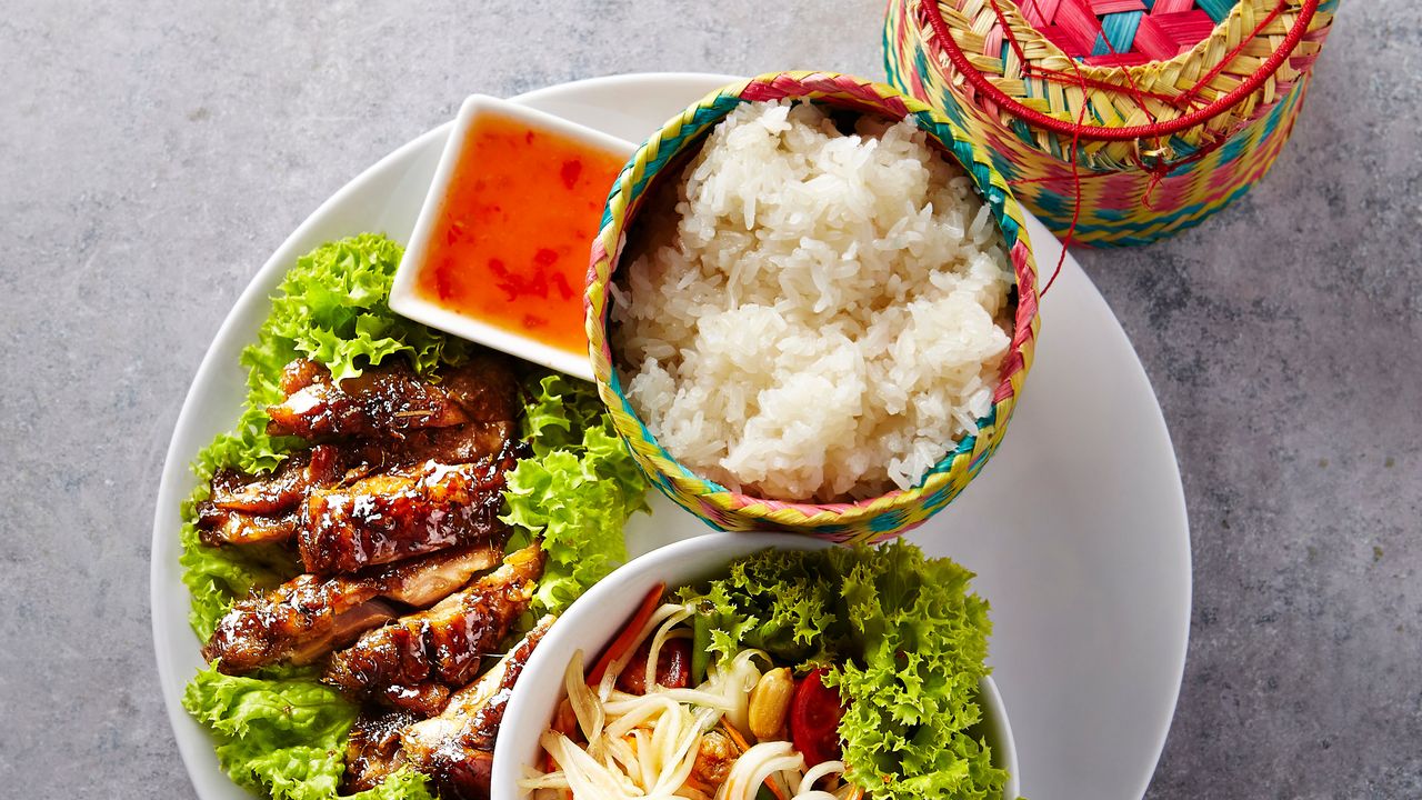 Gai Yang with Som Tum