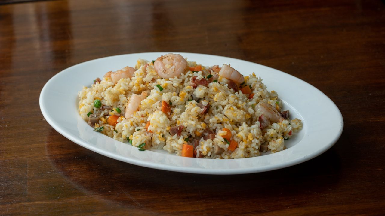 Salty Fish Chicken Fried Rice