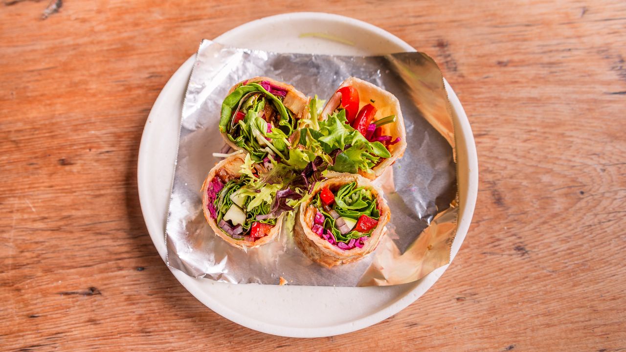 Spicy Vegetarian Duck Roti (VG) (Spicy)