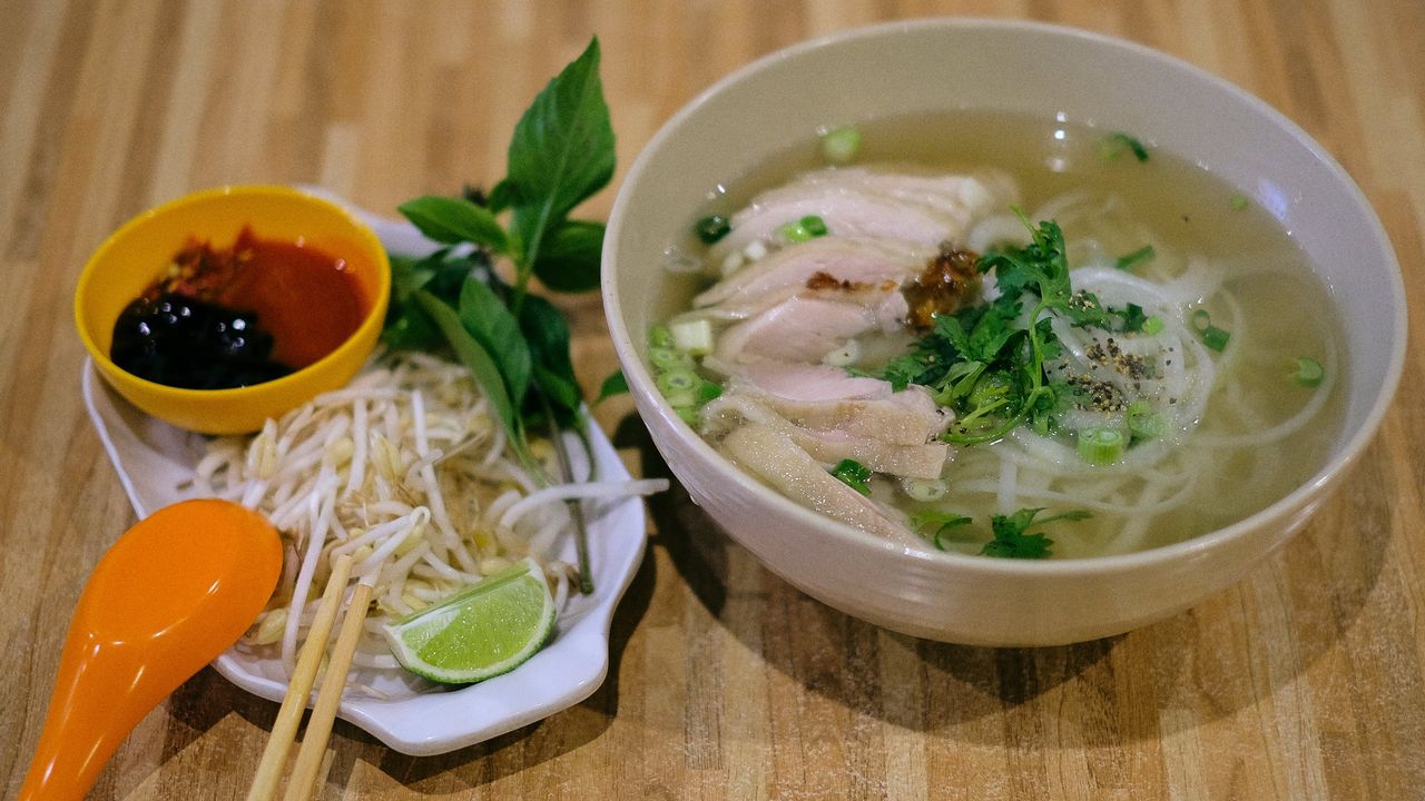 Chicken Rice Noodle Soup