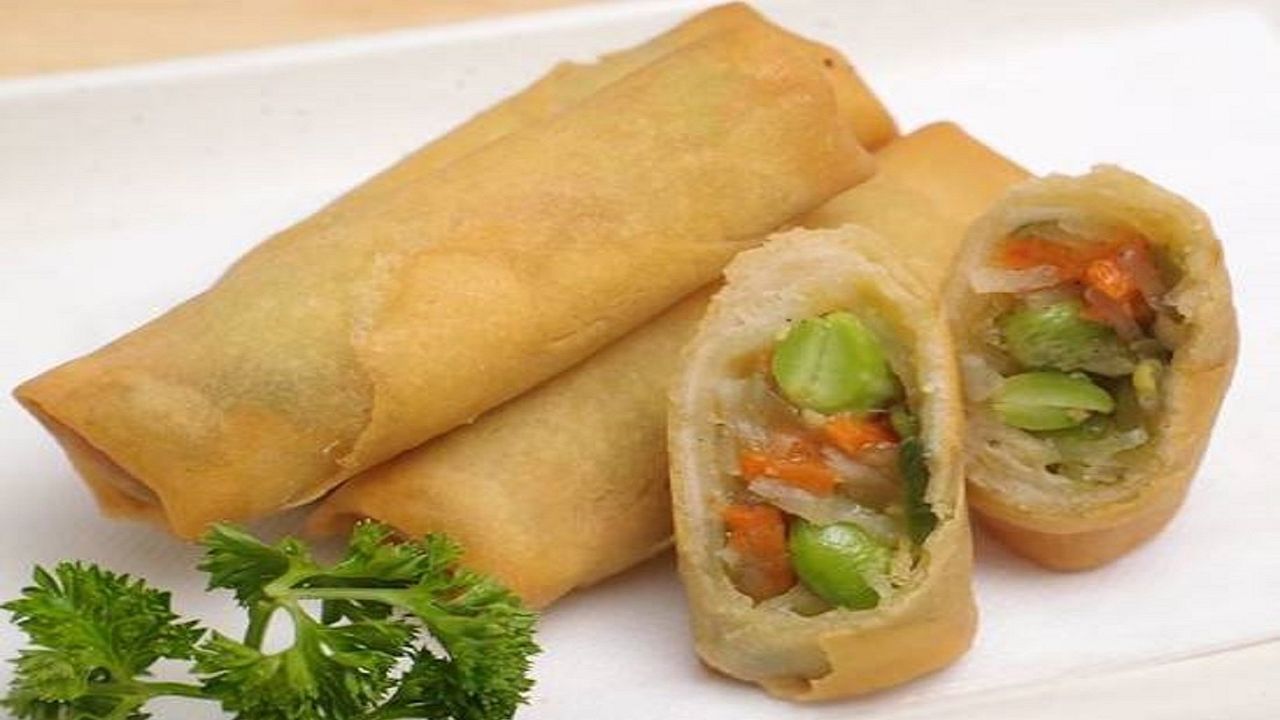 Edamame Spring Roll (4 Pieces)