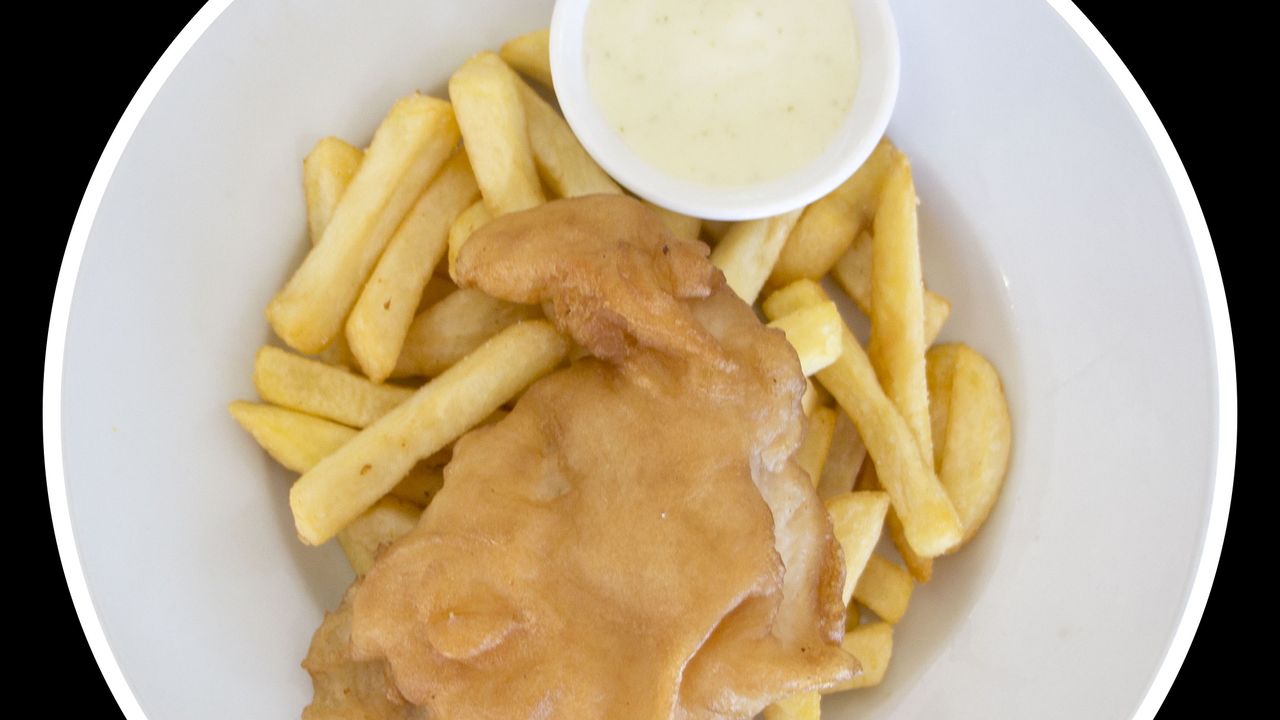 Kids Battered Fish with Chips