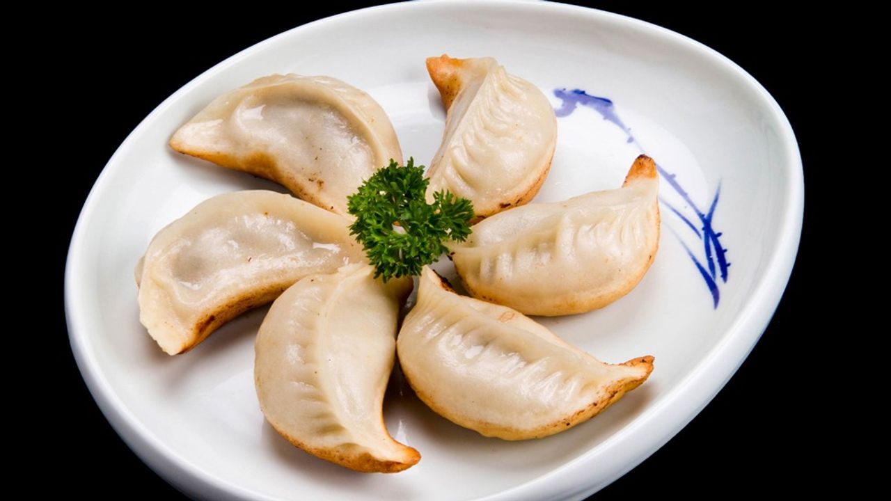 D02. Pan-fried Chicken & Prawn Dumplings (6pcs)