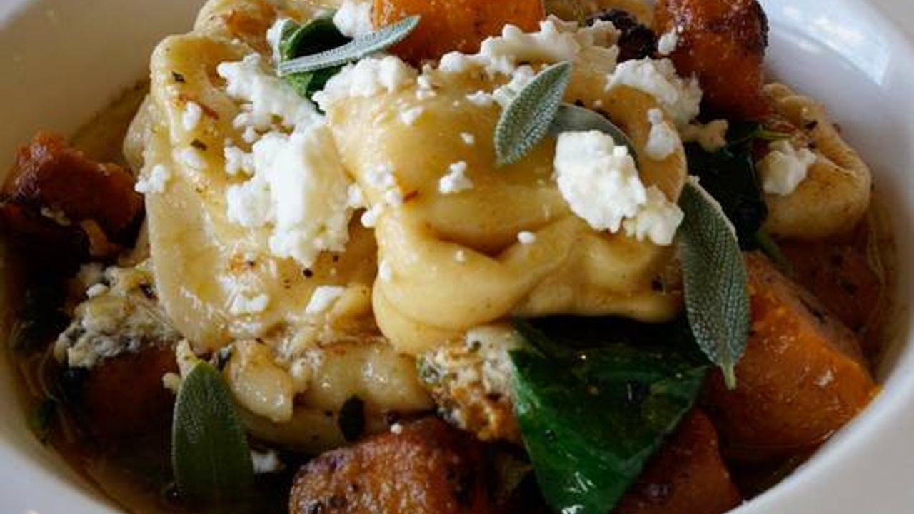 Pumpkin and Goat's Cheese Salad