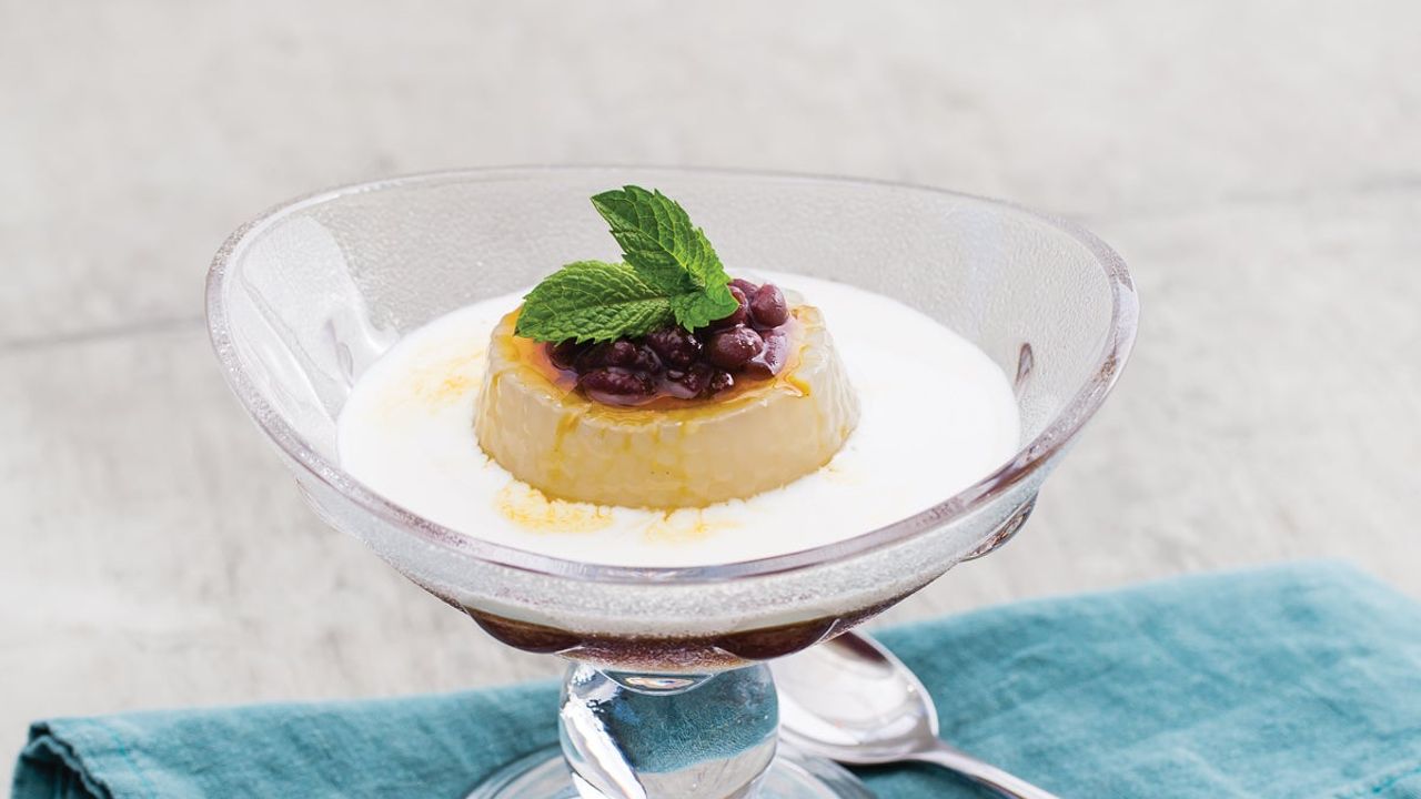 Red Bean Sago Pudding