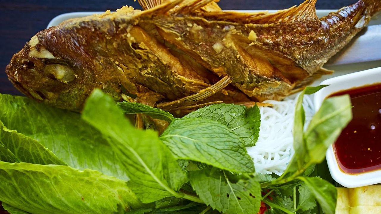 Crispy Whole Baby Snapper