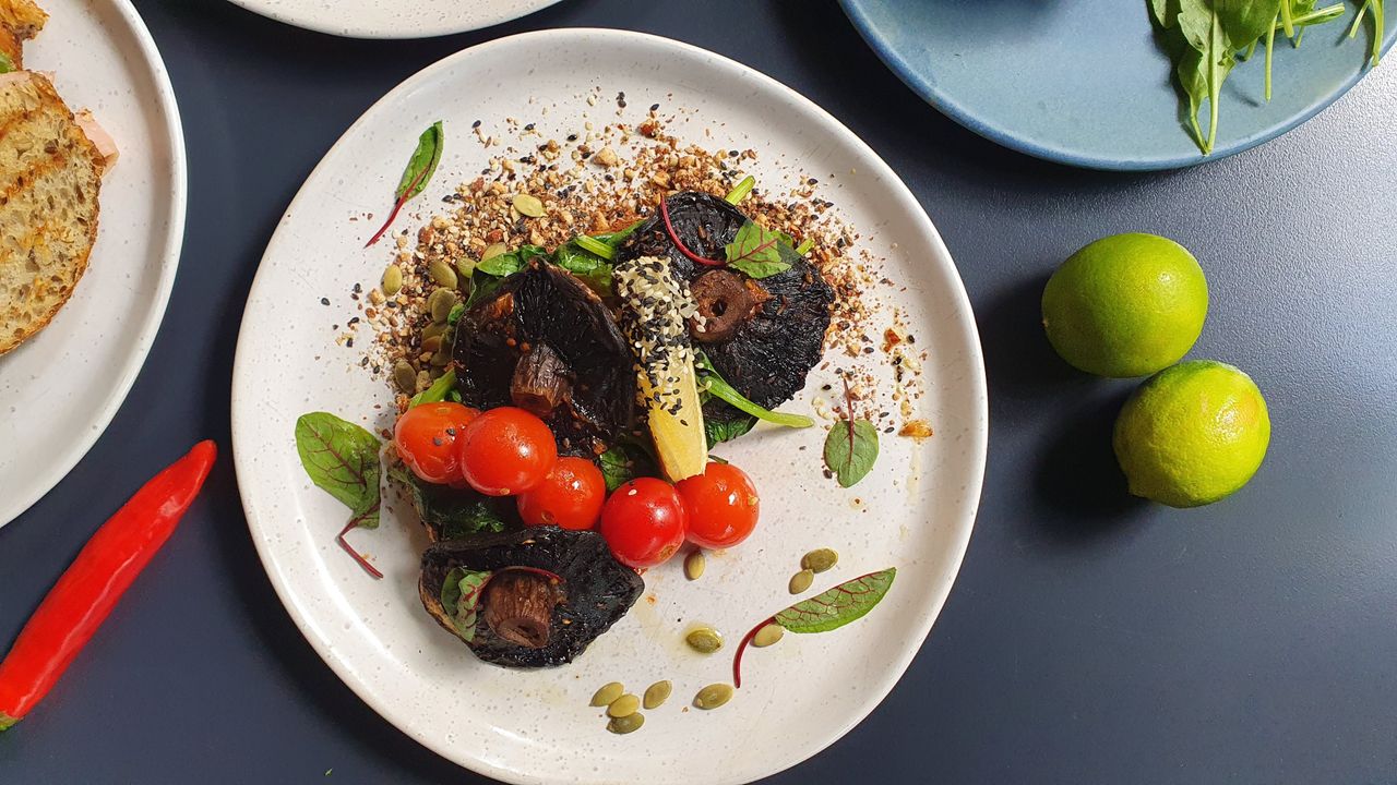 Slow Roast Field Mushrooms