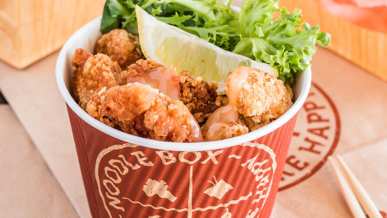 Japanese Crispy Chicken with Egg Rice