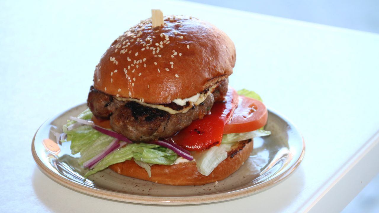 Spiced Lamb Burger