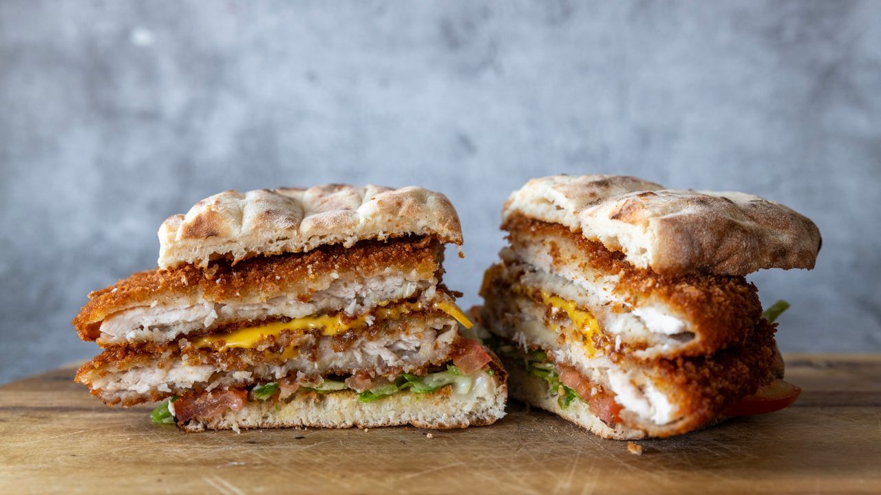 Chicken Schnitzel Burger