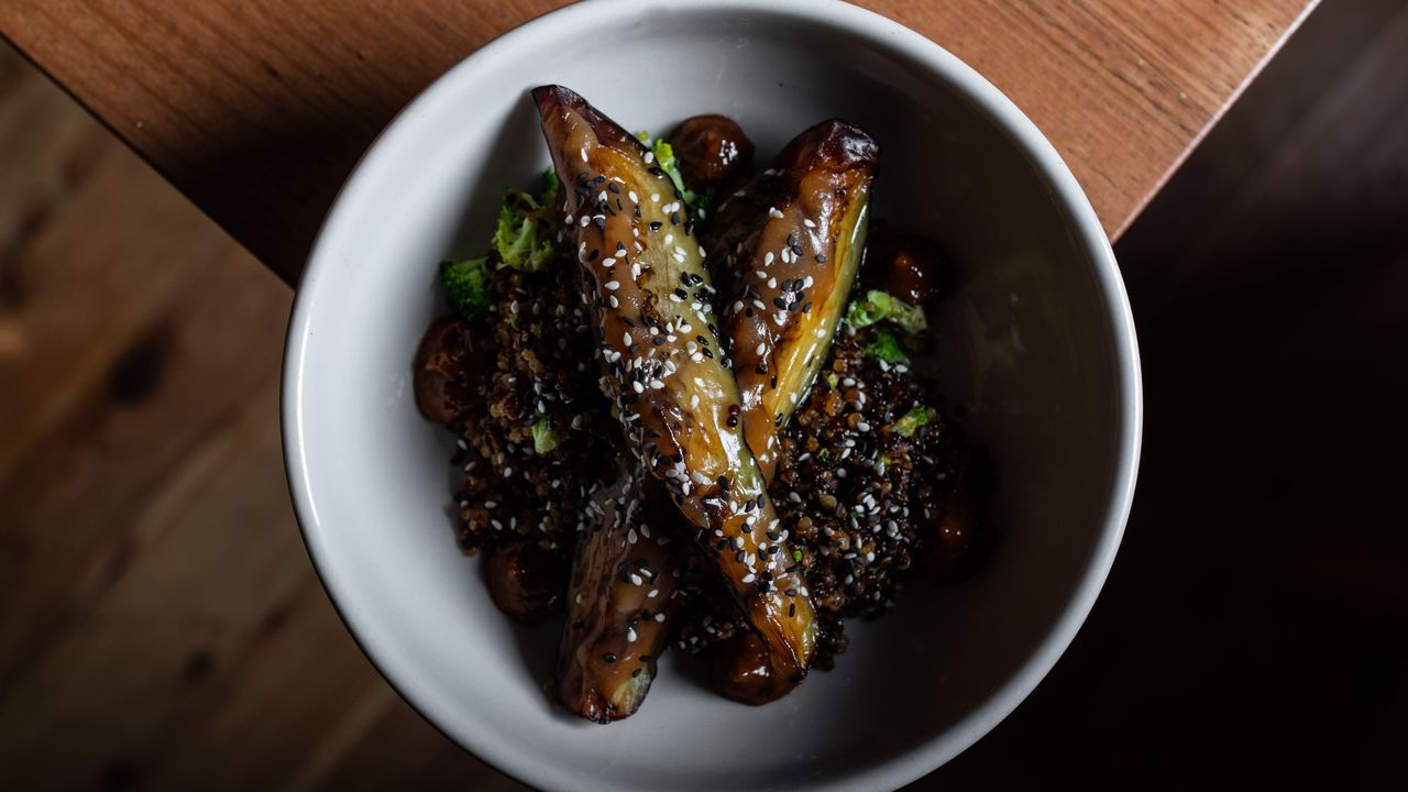 Miso Glazed Eggplant