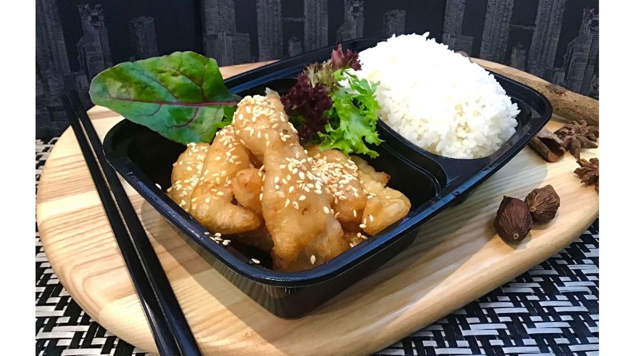 Honey Chicken with Rice